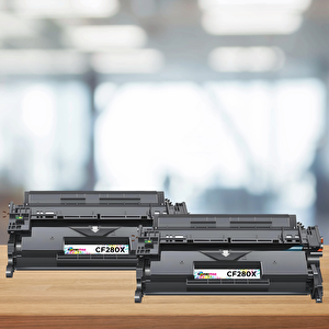 Hp Cf280x / Pro 400 M401 / M425 Muadil Toner - 2'li Paket