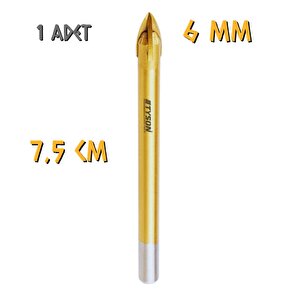 Tyson Cam Seramik Delici Matkap Ucu 6 Mm. - 1 Adet