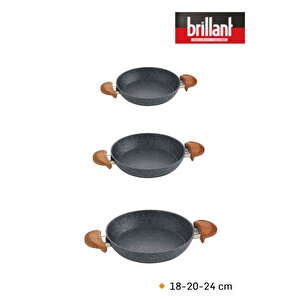 Bri̇llant Sahan Seti̇ Alpha 3lü Set 18-20-24-cm