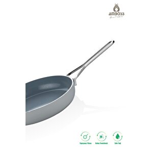 Sera Nova Yanmaz Yapışmaz Seramik Tava 24 Cm – Gri