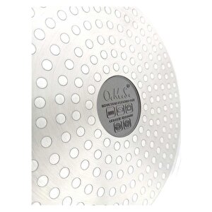 Oms 15016 Döküm Seramik 3 Parça Tava Seti Siyah (20-24-28 Cm)