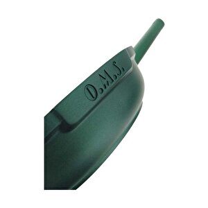 Oms 15016 Döküm Seramik 3 Parça Tava Seti Yeşil (20-24-28 Cm)