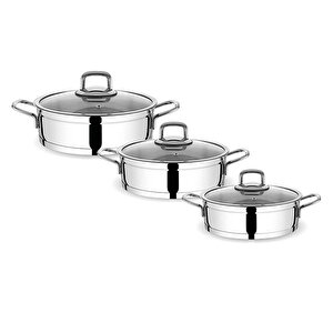Fms Silindir 6 Parça Çelik Omlet Set Metal 5009