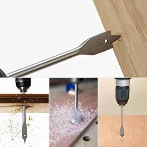 Sgs Ahşap Yaprak Matkap Ucu Seti - 6 Parça 10-12-16-18-20-25 Mm.