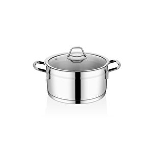 Kahramanlar Sırma 6 Parça Çelik Tencere Seti – 18/10 Paslanmaz, Kapsül Taban, İndüksiyon Uyumlu