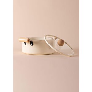 The Mia Cucina Di Mia İndüksiyon Tabanlı Seramik Tencere Seti 4 Parça