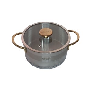 Akdeni̇z 9 Parça Platinyum Çelik Tencere Seti