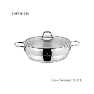 Soft 24 Cm Basık Tencere