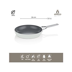 Sera Nova 7 Parça Seramik Tencere Tava Seti Beyaz