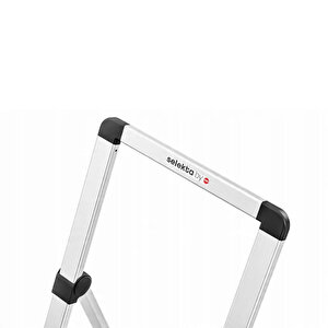 Dk40 Standartline 3 Basamaklı Emniyet Merdiveni Alüminyum Renk