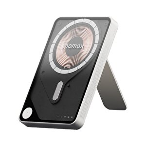 1-power X Pro+ Manyetik Standlı Wireless Powerbank 10000mah Dahili Usb-c Kablolu Beyaz