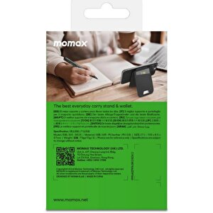 Momax Sr29b Iphone Magsafe Wallet Siyah