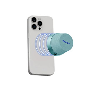 Momax 1-vibe Go Magnetic Wireless Taşınabilir Kablosuz Hoparlör Blue