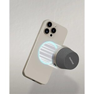 Momax 1-vibe Go Magnetic Wireless Taşınabilir Kablosuz Hoparlör Titanium