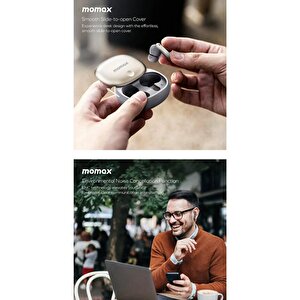 Momax 1-vibe Lite Gerçek Kablosuz Gürültü Engelleyici Kulaklık Titanium