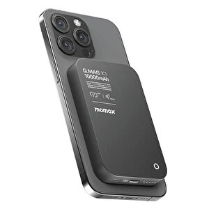Black Wireless Kablosuz Powerbank 10000mah Magsafe Uyumlu
