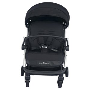 Merkür Bebe Tek Tuşla Otomatik Katlanan Ruby Kabin Boy Bebek Arabası Siyah