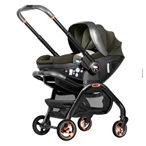 Merkür Bebe Onyx 2'si 1 Arada Oto Koltuğu Bebek Arabası Yeşil