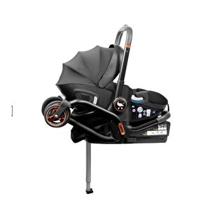 Merkür Bebe Onyx 2'si 1 Arada Oto Koltuğu Bebek Arabası Siyah