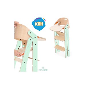 Mamatoyz 10mychair Allınone Mınt - Foldable Hıghchaır Katlanabilir Mama Sandalyesi - Yeşil