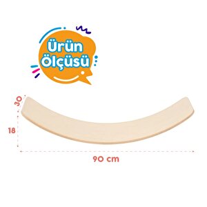 Mamatoyz Yay Ahşap Denge Tahtası