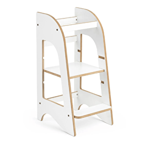 Mamatoyz Öğrenme Kulesi Beyaz- Mdf 07km