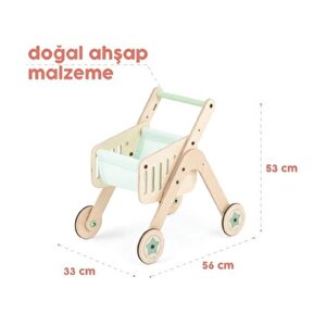 Mamatoyz Trio Shopper Yürüteç Ve Oyuncak Avm Arabası