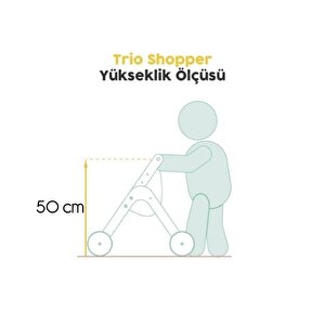 Mamatoyz Trio Shopper Yürüteç Ve Oyuncak Avm Arabası