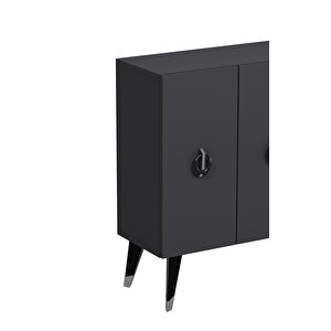 8183km-64ct Konsol,kahve Köşesi̇,ayakkabilik,ofi̇s Evrak Dolabi,mutfak Ki̇ler Dolabi,tv Üni̇tesi̇-ANTRASİT-GÜMÜŞ-SİYAH