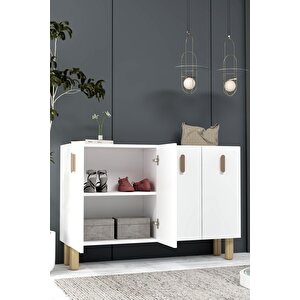 8182km-64ct Konsol,kahve Köşesi̇,ayakkabilik,ofi̇s Evrak Dolabi,mutfak Ki̇ler Dolabi,tv Üni̇tesi̇-BEYAZ-SAFİR Beyaz-Safirmeşe