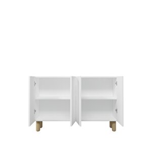 8182km-64ct Konsol,kahve Köşesi̇,ayakkabilik,ofi̇s Evrak Dolabi,mutfak Ki̇ler Dolabi,tv Üni̇tesi̇-BEYAZ-SAFİR