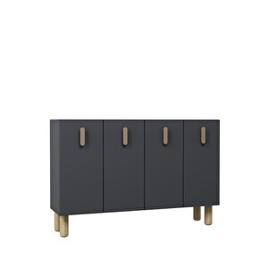 8182km-64ct Konsol,kahve Köşesi̇,ayakkabilik,ofi̇s Evrak Dolabi,mutfak Ki̇ler Dolabi,tv Üni̇tesi̇-ANTRASİT-SAFİR