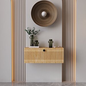 Melura Dresuar %100 Mdf Kapaklı Duvara Monte Safir Meşe
