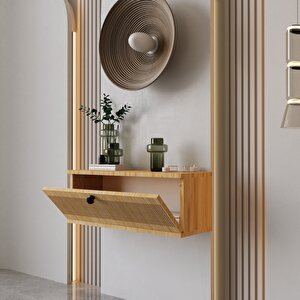 Melura Dresuar %100 Mdf Kapaklı Duvara Monte Safir Meşe