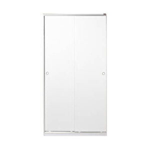 Sürgülü 5 Raflı Gardırop-mat Beyaz 94x182x52 Cm (gxyxd)