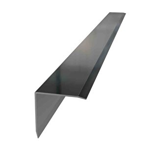 Siyah Metal Merdiven Basamak Profili Çıtası Köşebenti Pahlı Bitim Profili 3cm*3cm*1,35cm