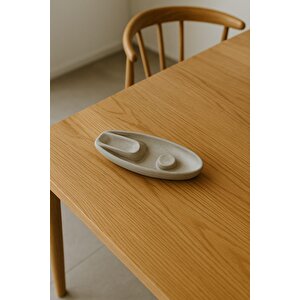 El Yapımı Beton Puro Küllüğü – Oval Modern Tasarım