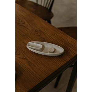 El Yapımı Beton Puro Küllüğü – Oval Modern Tasarım