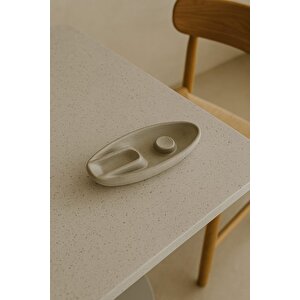 El Yapımı Beton Puro Küllüğü – Oval Modern Tasarım