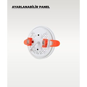 9w Sıva Altı Ayarlanabilir Led Panel Armatür Beyaz Işık - 2 Adet