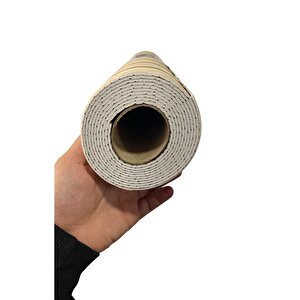 60cm X 280cm 1 Adet Kendinden Yapışkanlı Krem Lambiri Desenli Duvar Paneli Kağıdı Yg002
