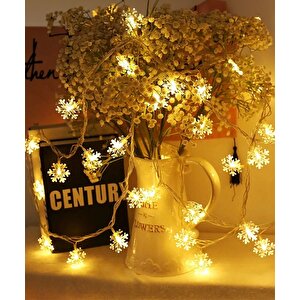 Kar Tanesi Peri Led - Dekoratif - 220v - 5 Metre