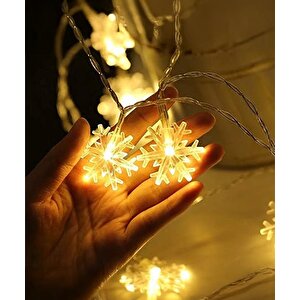 Kar Tanesi Peri Led - Dekoratif - 220v - 5 Metre