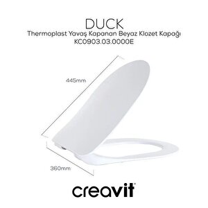 Free Asma Klozet (fe320.00) + Duck Tp Yavaş Kapanan Kapak 2'li Set
