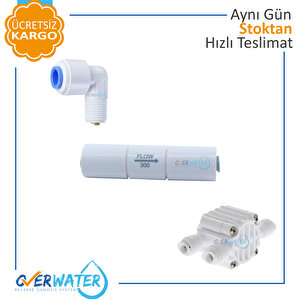 Overwater Su Arıtma Cihazı Dört ( 4 ) Yollu Vana - Atık Kısıcı - Check Valf