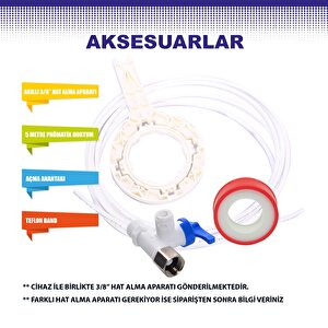 Overwater Savora 14 Aşamalı 8 Lt. Çelik Tanklı Kapalı Kasa Pompasız Su Arıtma Cihazı Özel Sarım Membran Filtre