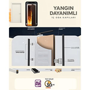 Ei30-s Yangına Dayanıklı Ahşap Kapı İvriz
