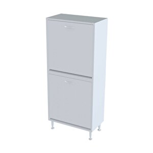 İlkim Banyo Dolabı Alt Ve Üst Modül Çamaşır  Sepeti (60 Cm Genişlik)