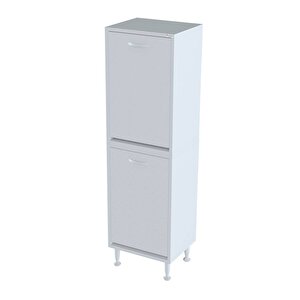 İlkim Banyo Dolabı Alt Ve Üst Modül Çamaşır  Sepeti (40 Cm Genişlik)