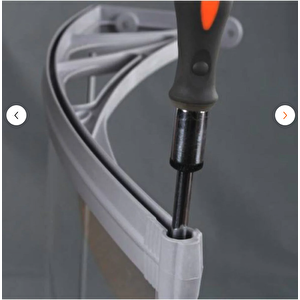 Kapı Üstü Pratik Sundurma 120 X 60 Cm Gri